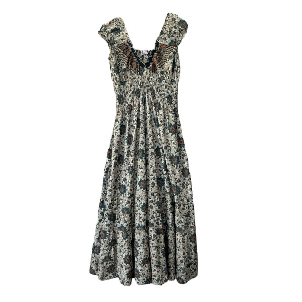 Just Cruising Women boho Medi dress size S/M